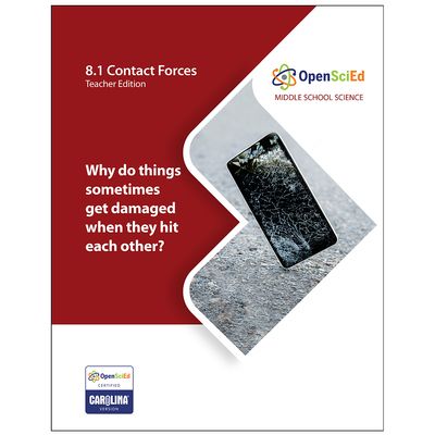 OpenSciEd: 8.1 Contact Forces 5-Class Refurbishment Set